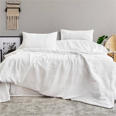 Schafer Home Etamine Pamuk ÇK Nevresim Takımı 4 Parça-Beyaz