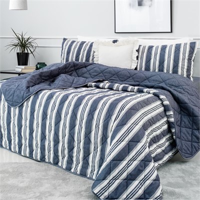 Schafer Home İnfinity Çift Kişilik Complete Set 4 Parça-İndigo