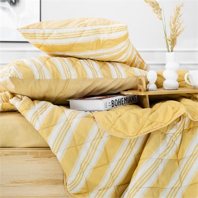 Schafer Home İnfinity Çift Kişilik Complete Set 4 Parça-Hardal