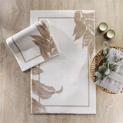Schafer Home Leafy 2 li Banyo Paspası-Gold