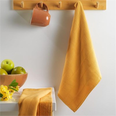 Schafer Home Romy 2 li Kurulama Bezi 40x50 Cm-Sarı