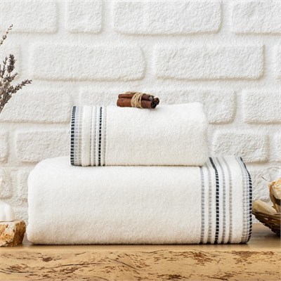 Schafer Home Rosy Armürlü Havlu 50x90 Cm-Krem