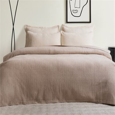 Schafer Home Ruby Çift Kişilik Battaniye 200x220 Cm 1 Parça-Taş Rengi