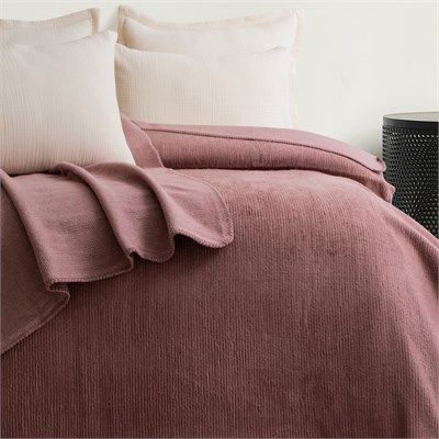 Schafer Home Ruby Çift Kişilik Battaniye 200x220 Cm 1 Parça-Gül Kurusu