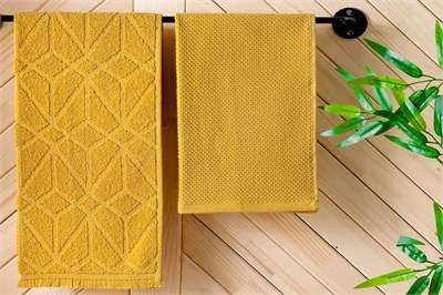 Schafer Home Solid 2 li Kurulama Bezi 40x60 Cm-Hardal