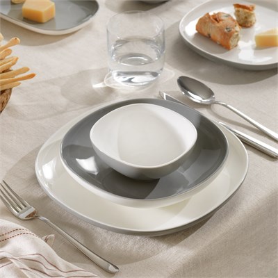 Schafer Lizzy Pasta Tabağı 21 Cm 1 Parça-Gri