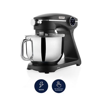 Schafer NeoCast Plus Kıyma Aparatlı Dijital Döküm Stand Mikser-Siyah