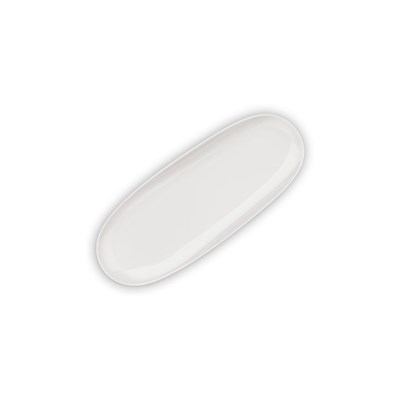 Schafer Nice 1 Parça Uzun Oval Servis Tabağı 28 Cm-Beyaz