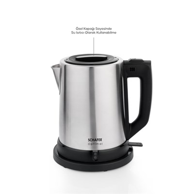 Schafer Optimal Elektrikli Paslanmaz Çay Makinesi -Inox