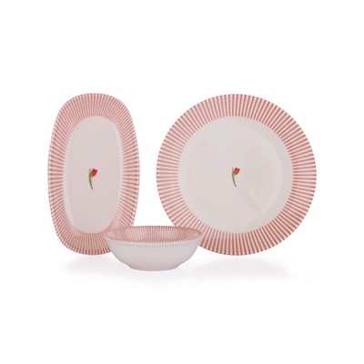 Schafer Rapid 4 Kişilik Kahvaltı Takımı 10 Parça-Pembe02