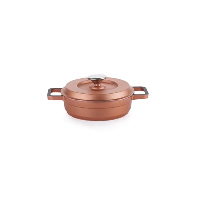 Schafer Retro Cast Mini Döküm Tencere Seti 5 Parça-Rosegold