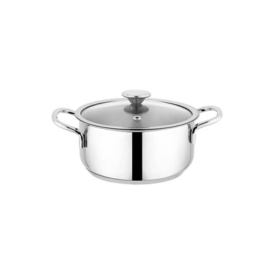 Schafer Steel Storm Çelik Tencere Seti 8 Parça-Inox