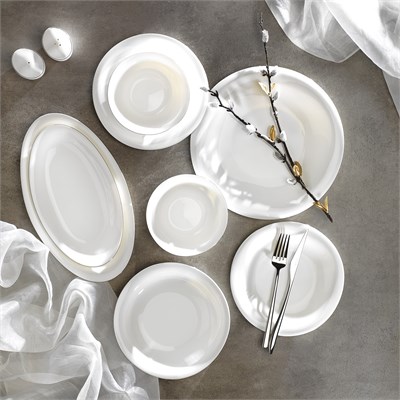 Schafer Superfine Bone Elixir Yemek Takımı 56 Parça-Platin01