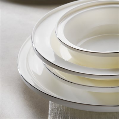 Schafer Superfine Bone Nude Yemek Takımı 56 Parça-Platin