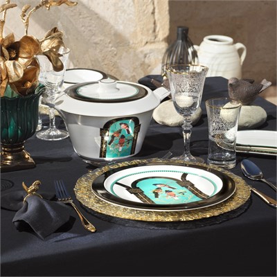 Schafer Tılsım Dreamy Yemek Takımı 60 Parça-Siyah