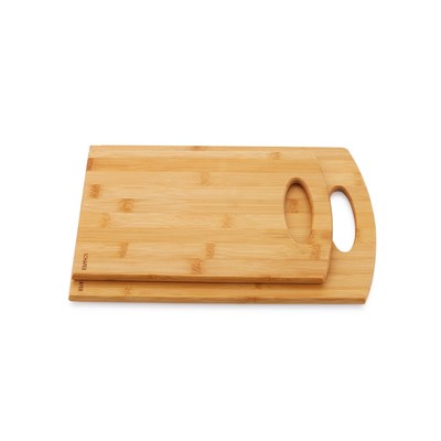 Schafer Woodart 2 Li Dikdörtgen Tutacaklı Kesme Tahtası
