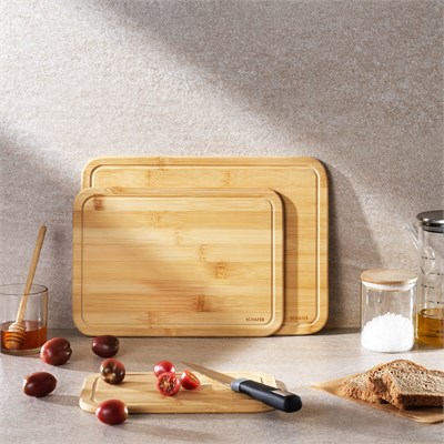 Schafer Woodart 3 Lü Dikdörtgen Kesme Tahtası