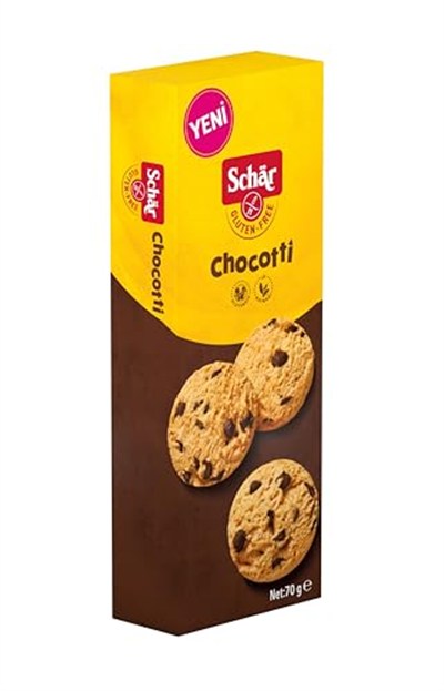 Schar Chocotti Glutensiz Damla Çikolatalı Kurabiye 70 gr
