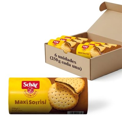 Schar Maxi Sorrisi Glutensiz Kakao Kremalı Bisküvi 250 gr