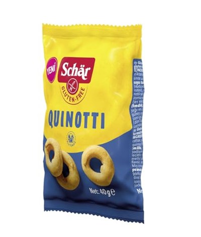 Schar Quinotti 40 gram Kinoalı Halka Kraker