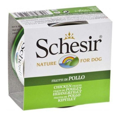 Schesir Jelly Tavuk Fileto Jöle İçinde Yetişkin Köpek Konservesi 150g