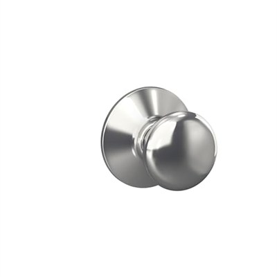 Schlage F10 PLY 625 Plymouth Kapı Topuzu, Koridor ve Dolap Geçiş Kilidi, Parlak Krom
