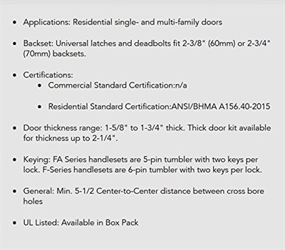 SCHLAGE LOCK FE285 CEN 619 LAT Century Ön Giriş Kolu Enlem İç Kol (Saten Nikel), 11,9 x 2,5 x 2,25