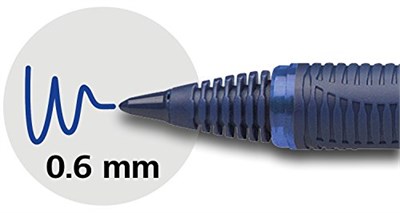Schneider One Business Konik Uçlu Roller Kalem, 0,6 mm, 4 adet
