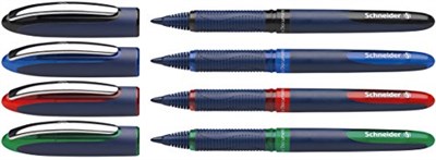 Schneider One Business Konik Uçlu Roller Kalem, 0,6 mm, 4 adet