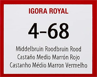 Schwarzkopf Igora-Royal 4-68 Kahve-Çikolata Kızıl