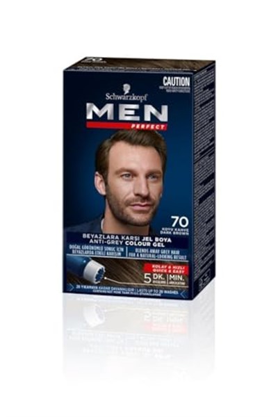 Schwarzkopf Men Perfect 70 Koyu Kahve Erkeklere Özel Saç Boyası
