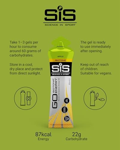 Science in Sport Sis Gel Go Isotonic Elma Protein Yüksek Karbonhidrat 60 ml