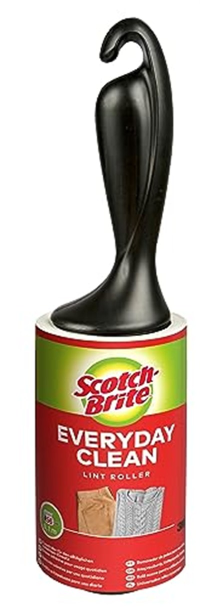 Scotch-Brite Everyday Clean Lint Roller - 1 Rulo 56 Yaprak - Evcil Hayvan Saçı, Giyim, Mobilya ve Daha Fazlasında Harika Çalışır