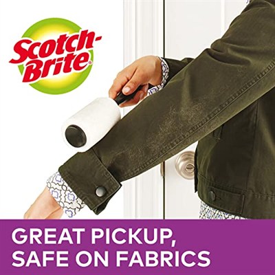 Scotch-Brite Everyday Clean Lint Roller - 1 Rulo 56 Yaprak - Evcil Hayvan Saçı, Giyim, Mobilya ve Daha Fazlasında Harika Çalışır