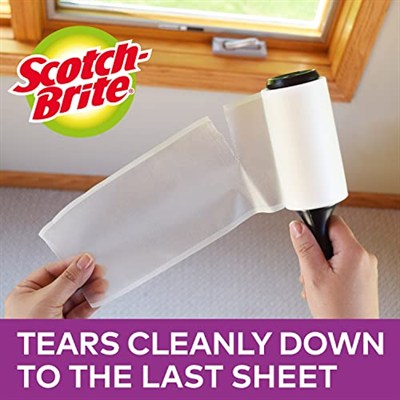 Scotch-Brite Everyday Clean Lint Roller - 1 Rulo 56 Yaprak - Evcil Hayvan Saçı, Giyim, Mobilya ve Daha Fazlasında Harika Çalışır