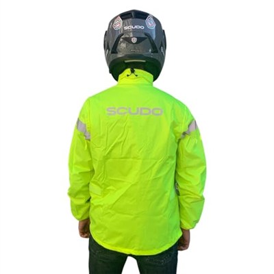 Scudo Peru Sarı Üst Motosiklet Yağmurluğu