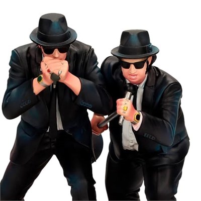 SD Toys Blues Brothers Jake and Elwood Blues Singing 1/10 Scale Heykel