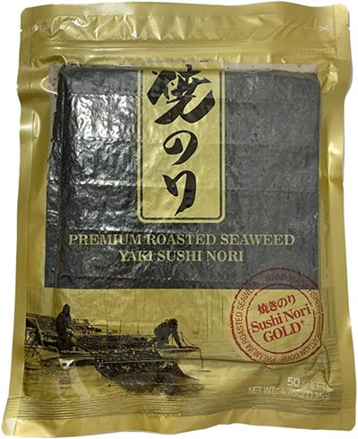 SEA FOOD Yaprak Yosun Yaki Nori 50 Yaprak 135 Gr