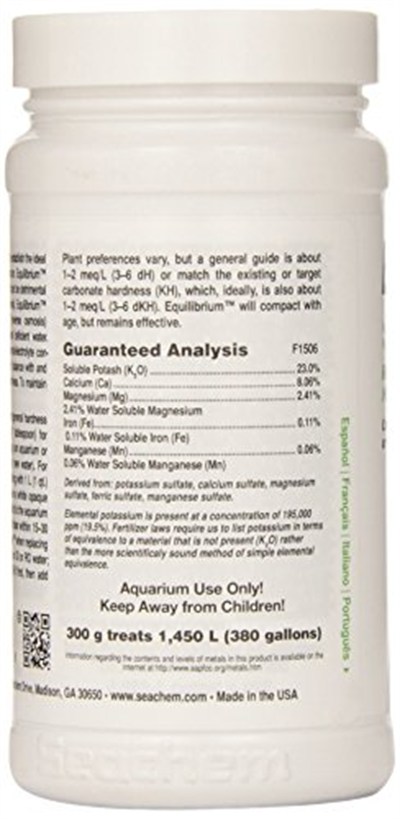 Seachem Equilibrium 300 GR