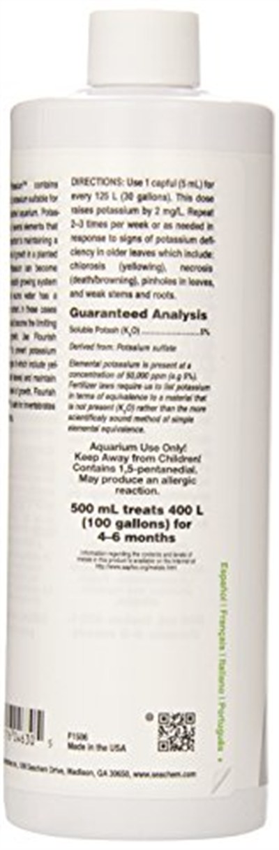 Seachem Flourish Potassium 500 ML