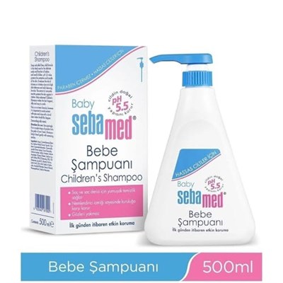 Sebamed Baby pH 5.5 Göz Yakmayan Formül Nemlendirici Etkili Papatya Özütlü Bebek Şampuanı 500 ml - Seçenekler: Standart, Standart (3 paketi)