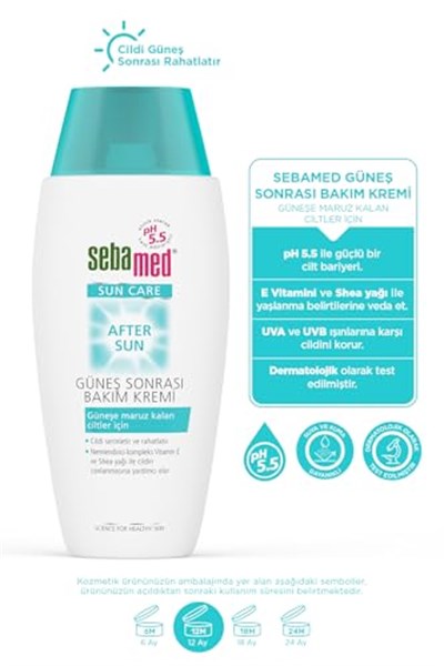 Sebamed Sun Care After Sun Nemlendirici Yatıştırıcı Serinletici ve Rahatlatıcı Güneş Sonrası Balsam 150 ml