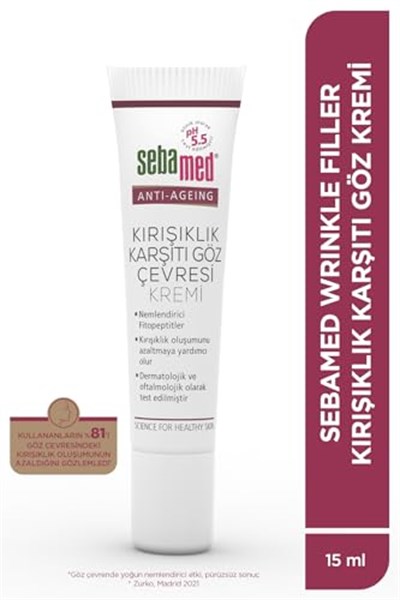 Sebamed Wrinkle Filler Anti-Age Kırışıklık ve Yaşlanma Karşıtı Göz Çevresi Kremi 15ml