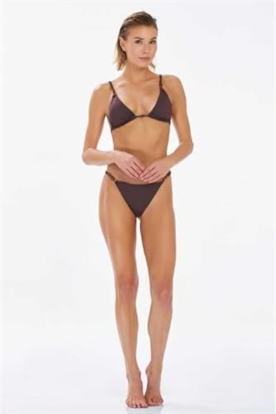 secret night halka detaylı bikini takımı kadın plaj giyim dekolteli-1