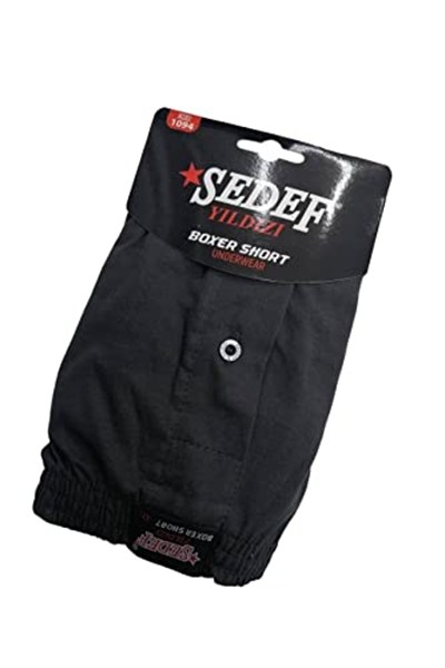 Sedef 12 Adet Siyah Renk Havlu Bel Boxer Siyah XL