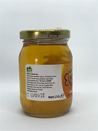 Seel Elazığ Süzme Çiçek Balı 230 g, Hakiki Çiçek Balı, Doğu Anadolu Balı, Ham Çiçek Balı, Katkısız, Doğal, Cam Kavanoz