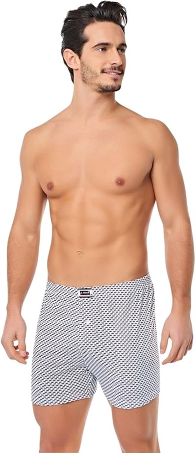 Seher-6lı Seher Yıldızı Erkek Desenli Boxer