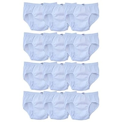 Seher Yıldızı Erkek Çocuk Slip Külot Beyaz 12 li Paket Beyaz 7-8 yaş
