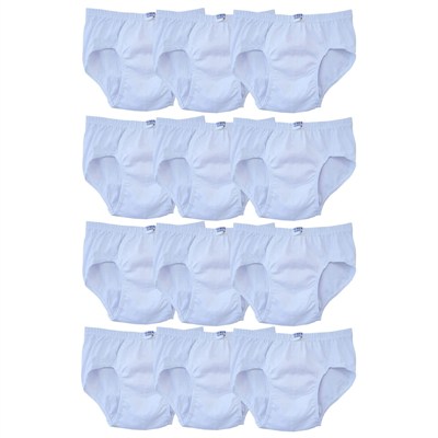 Seher Yıldızı Erkek Çocuk Slip Külot Beyaz 12 li Paket Beyaz 9-10 yaş