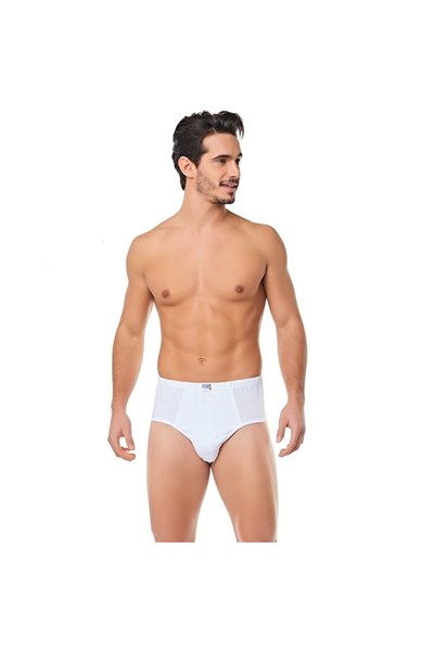 Seher Yıldızı Seher Yıldızı 6 Adet Beyaz Renk Slip Külot Beyaz M